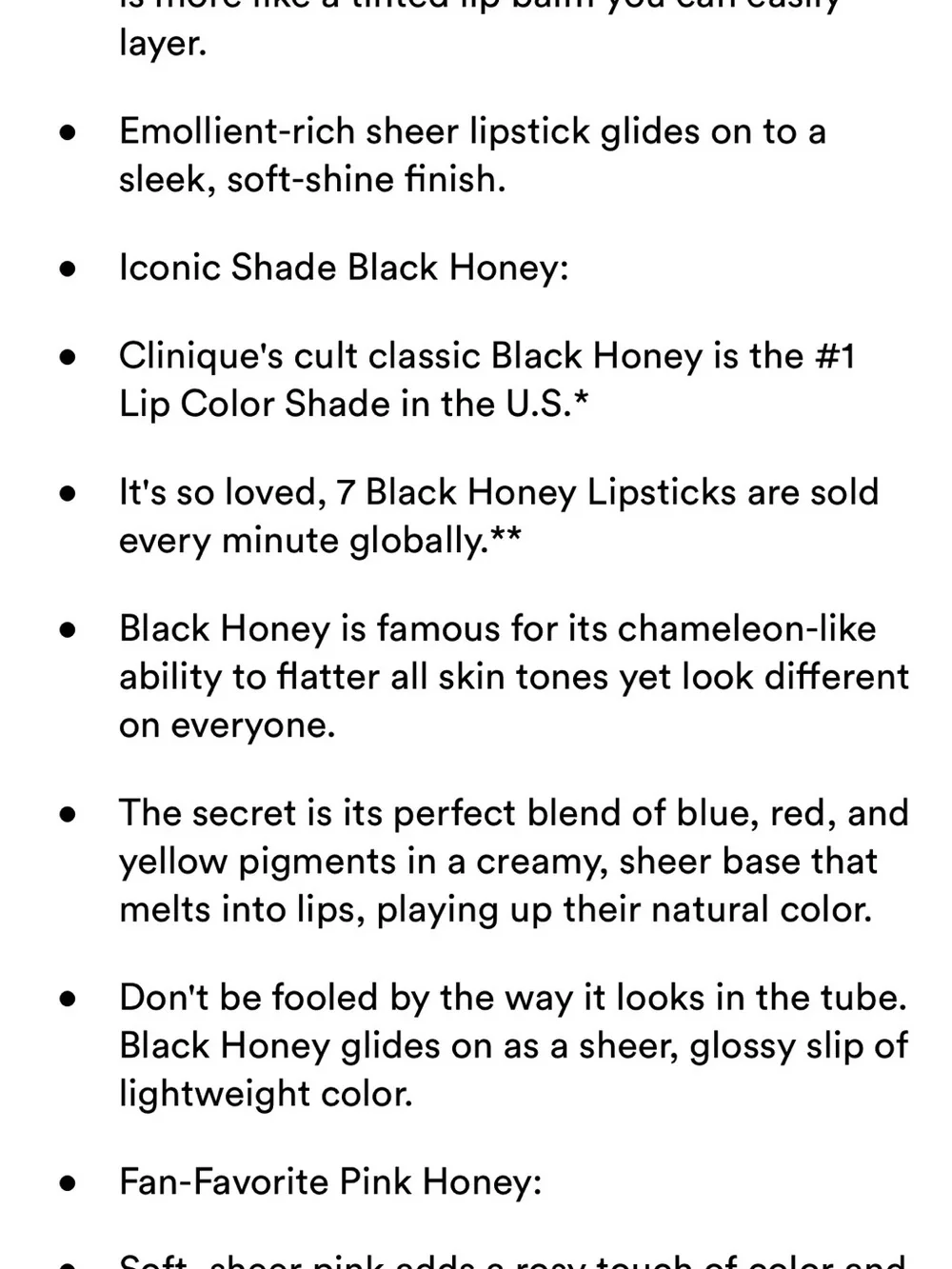 Clinique Almost Lipstick in 06 Black Honey TWO PACK! Brand new! Never opened!